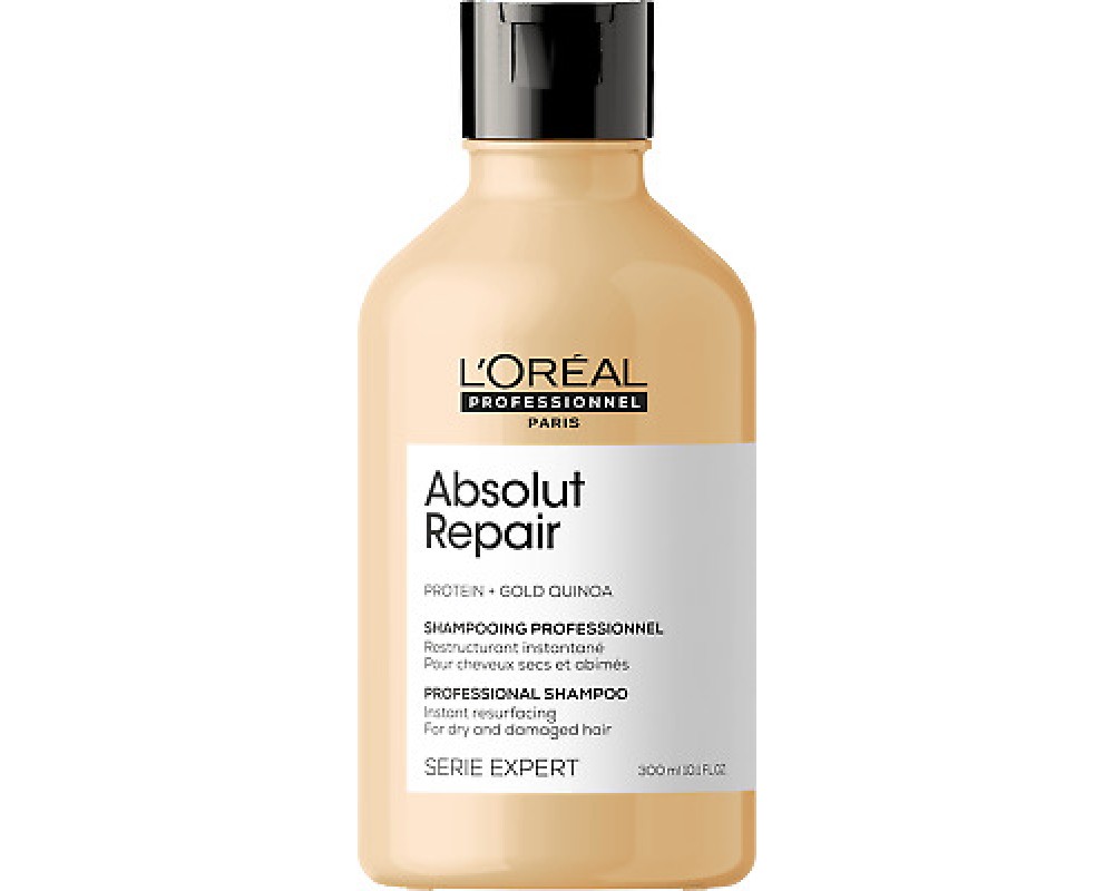 L’Oréal Professionnel შამპუნი დაზიანებული თმის 300 მლ -ABSOLUT REPAIR GOLD 