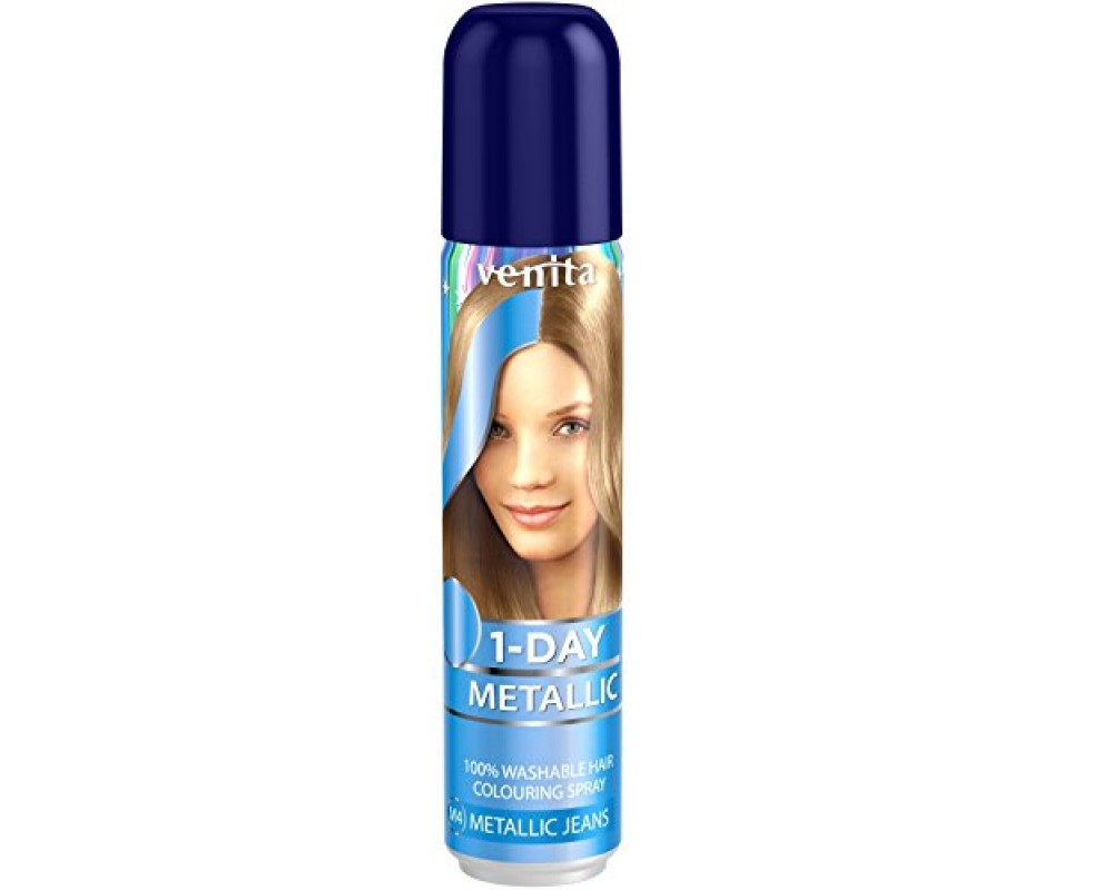VENITA 1-DAY COLOR თმის საღებავი METALLIC M4 ცისფერი - 50 ml.