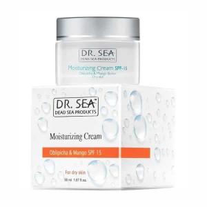 DR. SEA  Moisturizing day Cream with Sea-Buckthorn Oil and Mango Extract SPF 15 - 50 ml