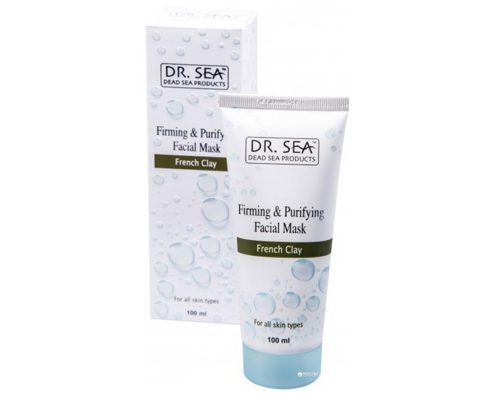 DR. SEA FRENCH CLAY გამწმენდი და გამამკვრივებელი სახის ნიღაბი 100 მლ.