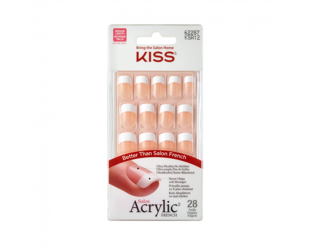 ხელოვნური ფრჩხილები Kiss Salon Acrylic FN Kit- Rumour Mill- Kiss