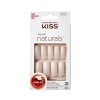  ხელოვნური ფრჩხილები-KISS Salon Natural -Go Rogue 