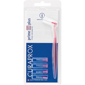 CURADEN HEALTHCARE Curaprox Plus CPS 08 Prime Interdental Brushes Pink Pack of 5