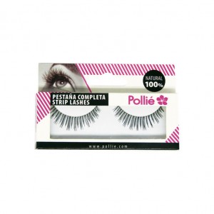 POLLIE Black Pollié eyelashes 100% natural 06500