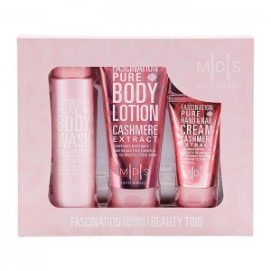 M|D|S BATH & BODY - FASCINATION beauty trio: * body wash * body lotion * hand & nail cream