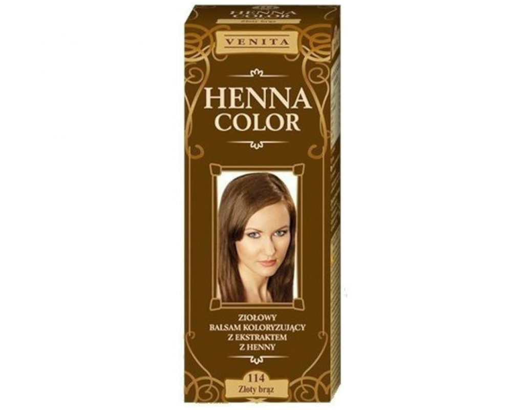 VENITA HENNA COLOR ხნის კრემ საღებავი 114 -  50მლ