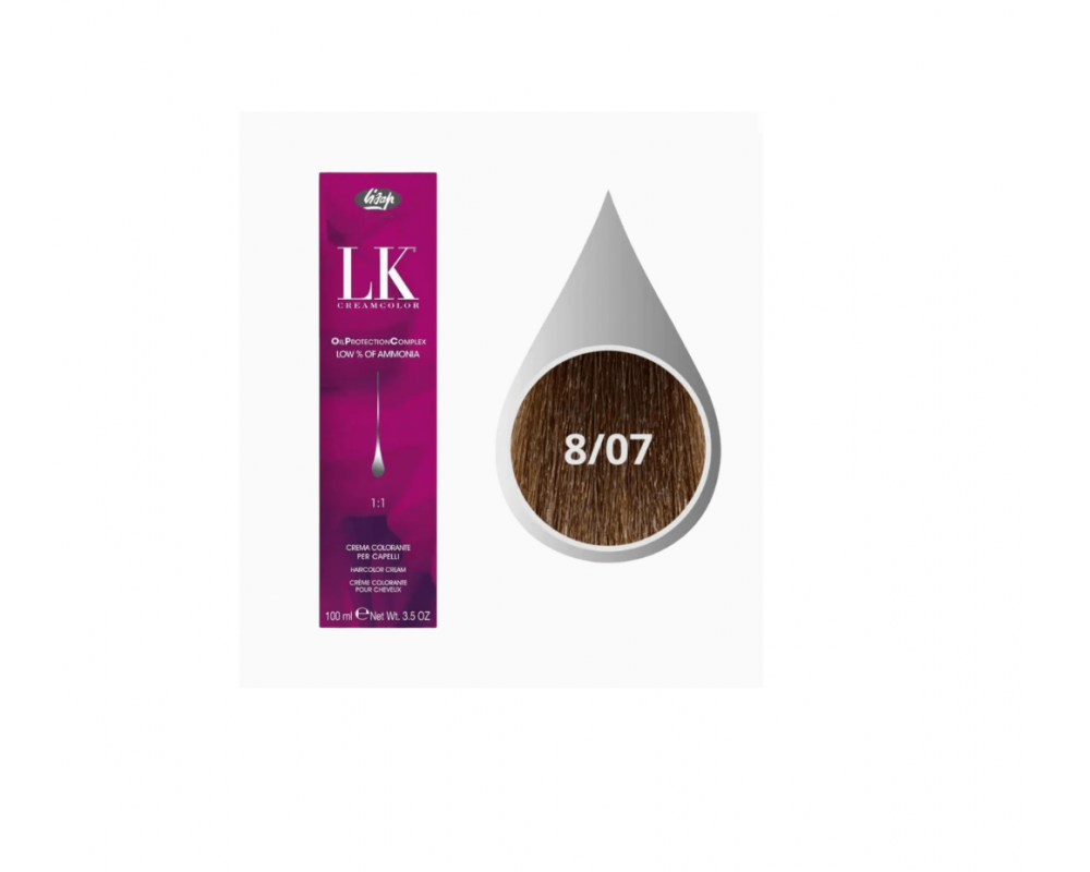 LK თმის საღებავი 8.07