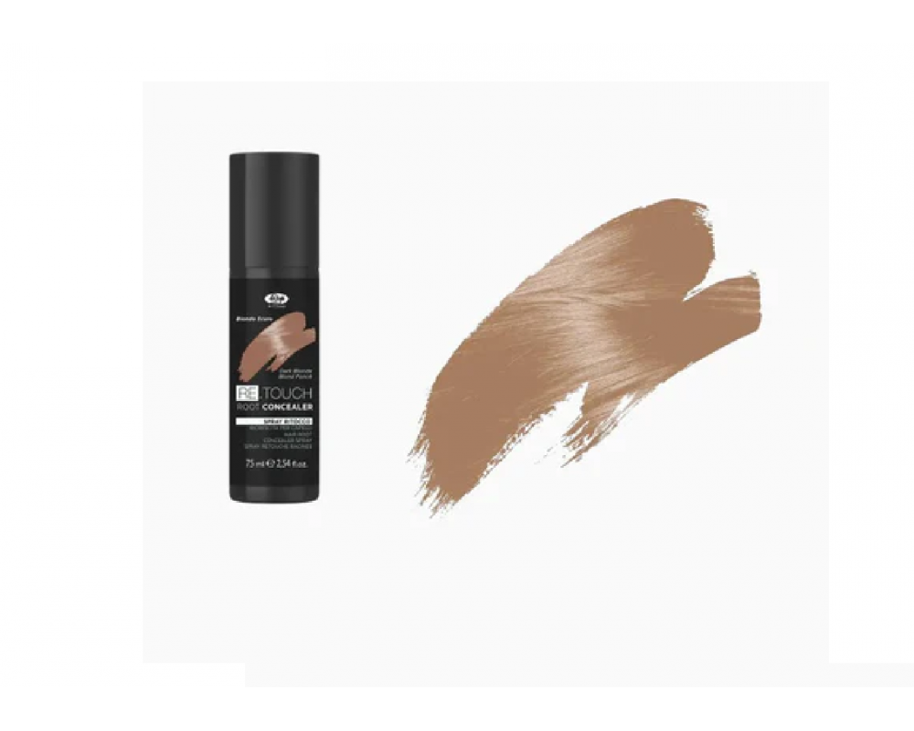 LISAP RE TOUCH სპრეი ჭაღარა თმის თმის მუქი ქერა 75მლ