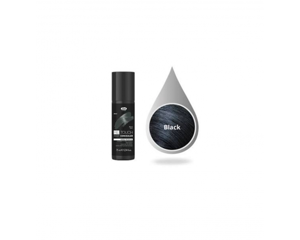 LISAP RE.TOUCH სპრეი ჭაღარა თმის Nero 75მლ
