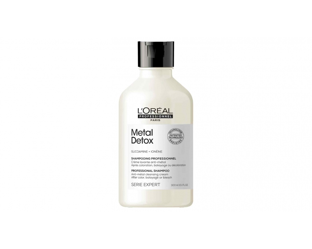 LOREAL METAL DETOX გამწმენდი შამპუნი 300მლ