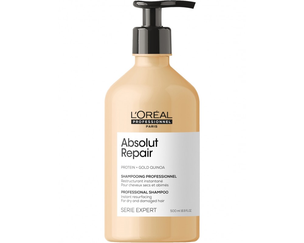 L’Oréal Professionnel შამპუნი დაზიანებული თმის 500 მლ -ABSOLUT REPAIR GOLD 