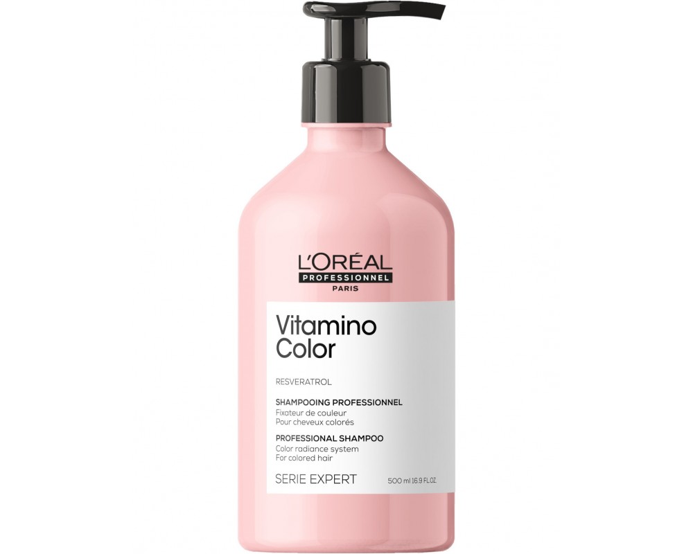 L’Oréal Professionnel შამპუნი შეღებილი თმის  500ml -  Serie Expert  Resveratrol Vitamino Color 