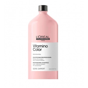 LOREAL SERIE EXPERT VITAMINO COLOR შამპუნი შეღებილი თმის 1500მლ