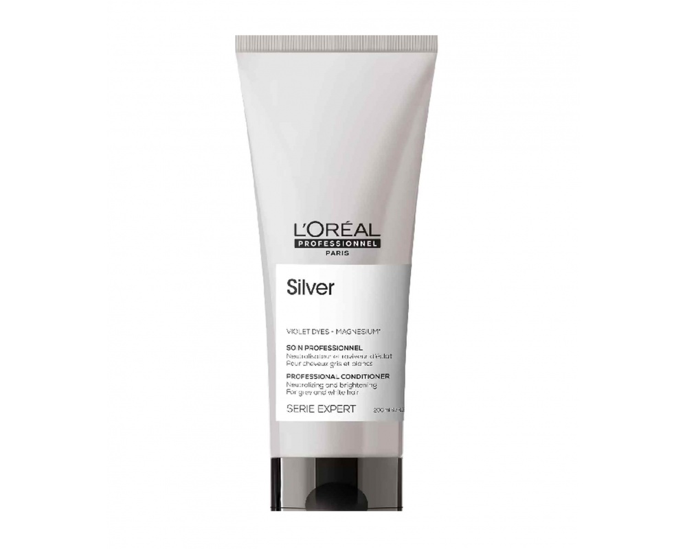 LOREAL SERIE EXPERT SILVER კონდიციონერი ჭაღარა თმის 200მლ