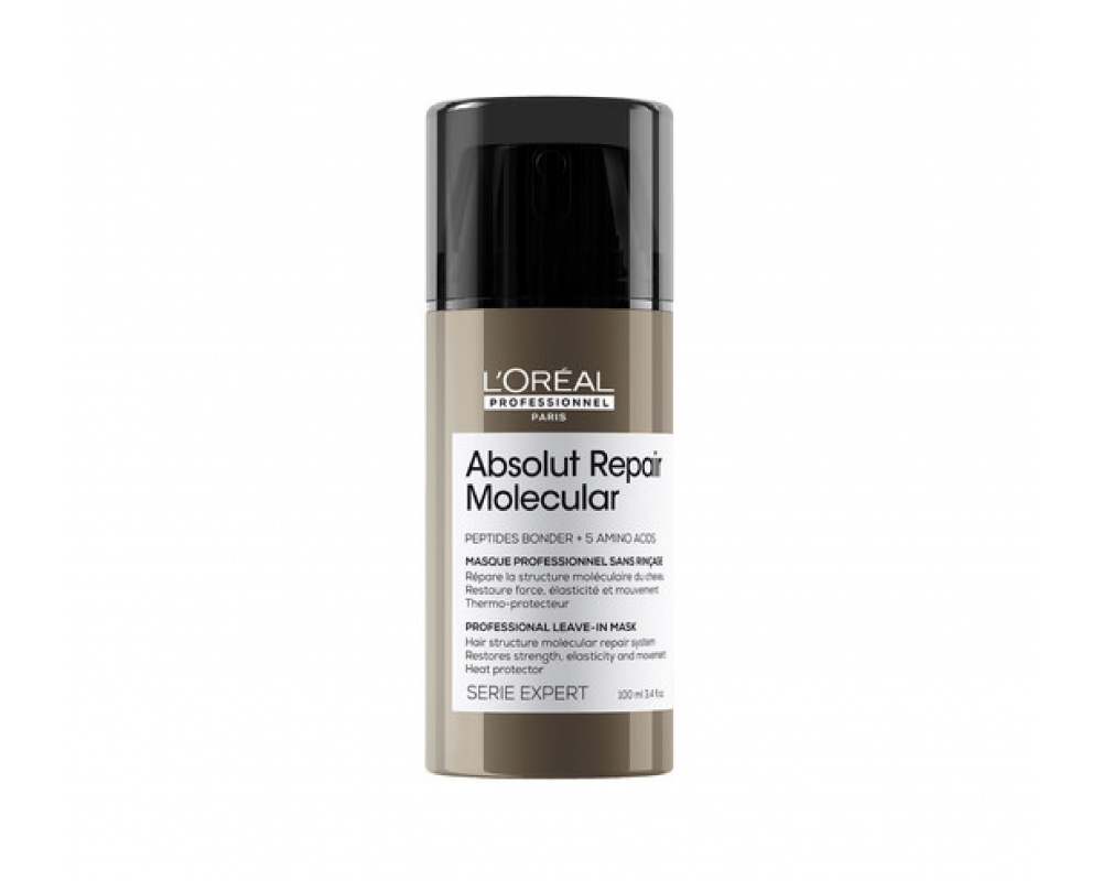 LOREAL SERIE EXPERT ABSOLUT REPAIR MOLECULAR ნიღაბი დასატოვებელი დაზიანებული თმის 100მლ