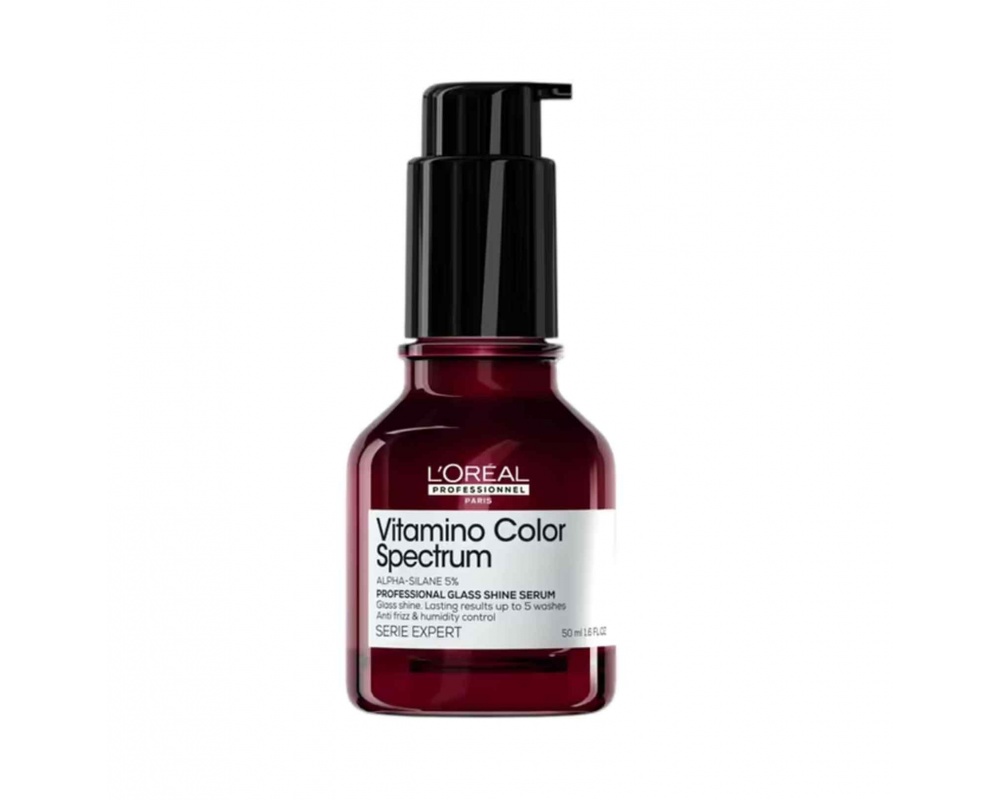 LOREAL SERIE EXPERT VITAMINO COLOR SPECTRUM შრატი თმის ბზინვარების 50მლ