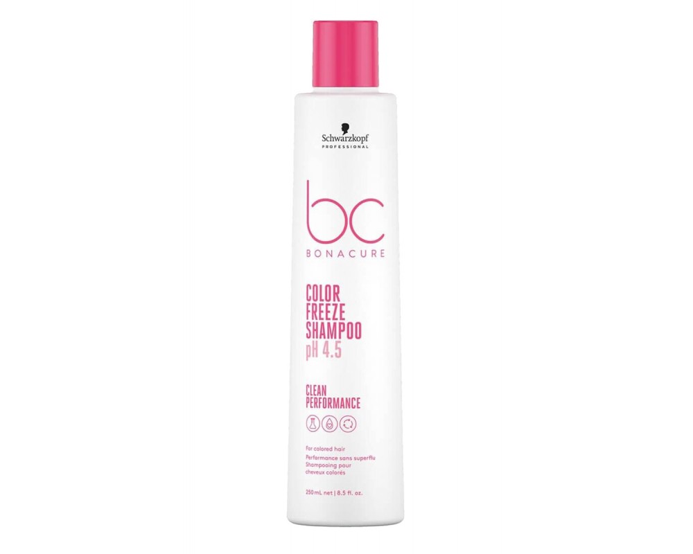 SCHWARZKOPF BONACURE COLOR FREEZE შამპუნი შეღებილი თმის 250მლ