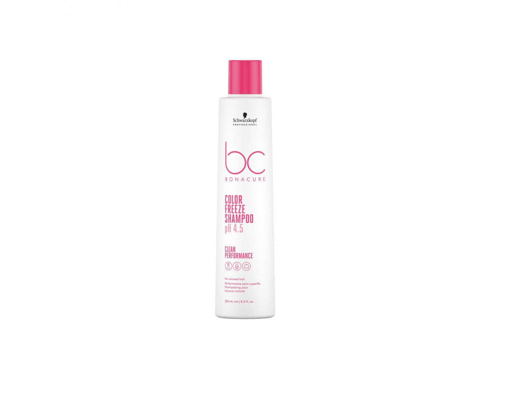 SCHWARZKOPF BONACURE COLOR FREEZE შამპუნი შეღებილი თმის 250მლ