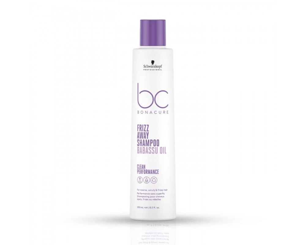 SCHWARZKOPF BONACURE FRIZZ AWAY შამპუნი დაუმორჩილებელი თმის 250მლ