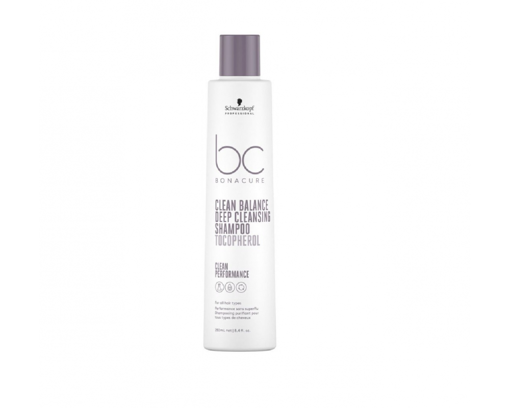 SCHWARZKOPF BONACURE CLEAN BALANCE შამპუნი ღრმა წმენდის  250მლ