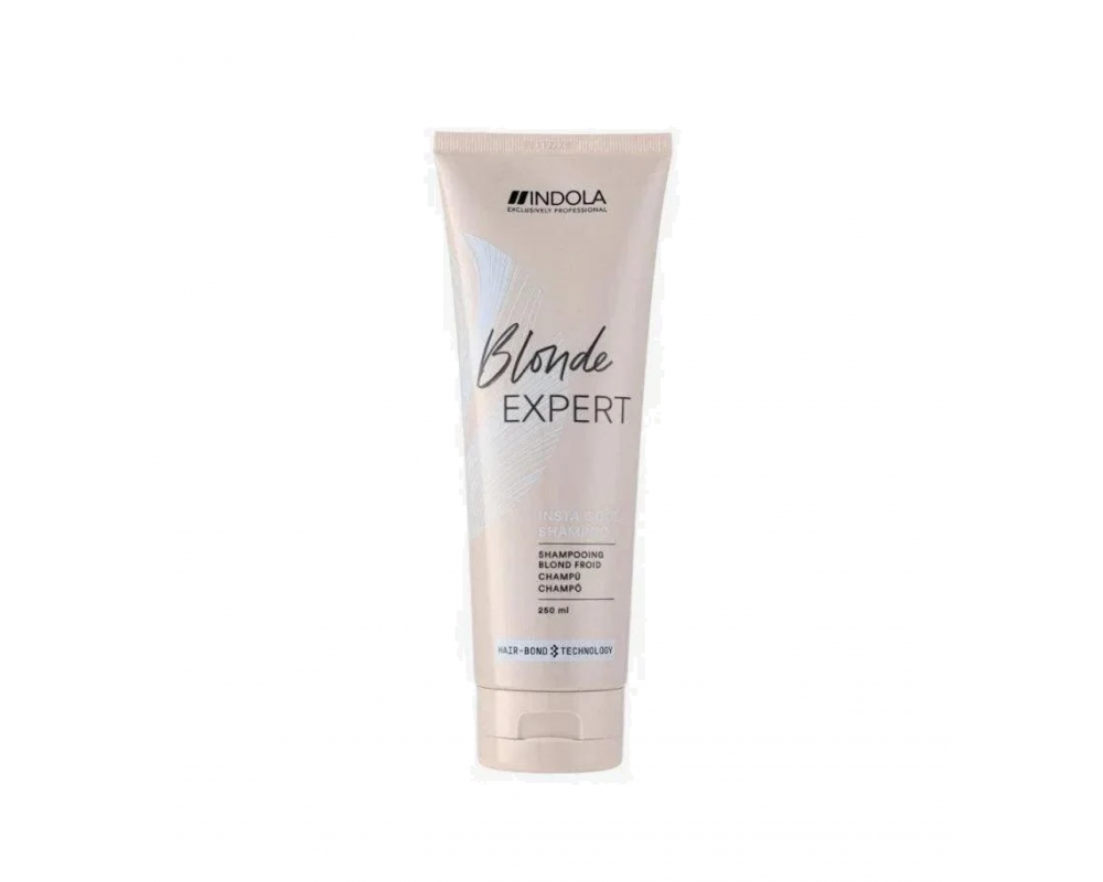 INDOLA BLOND EXPERT შამპუნი ქერა თმის ანტი ყვითელი 250მლ