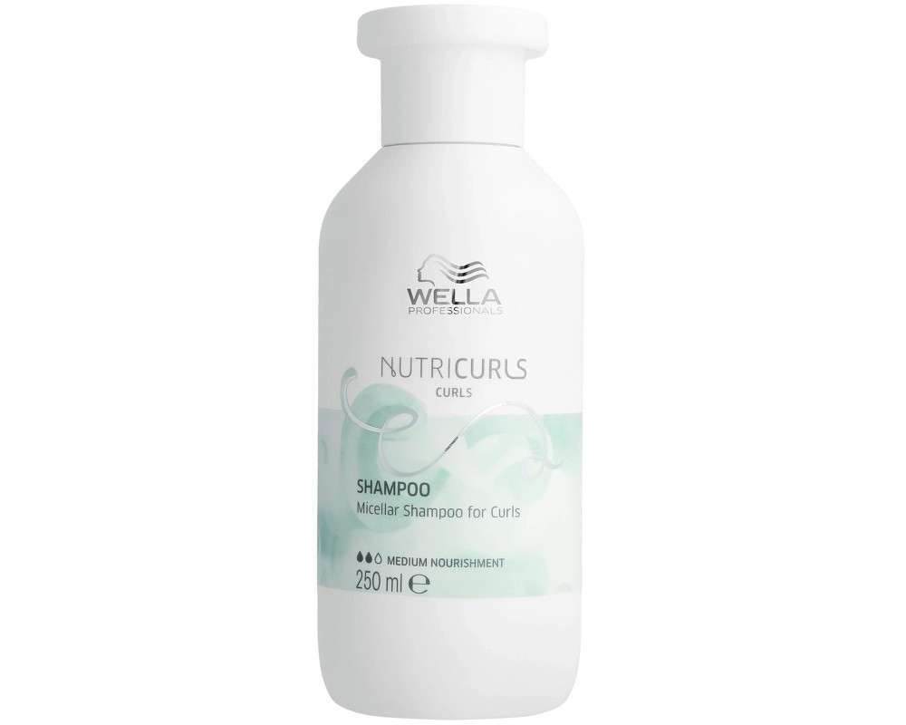 WELLA PROFESSIONALS NUTRICURLS შამპუნი ხვეული თმის 250მლ 