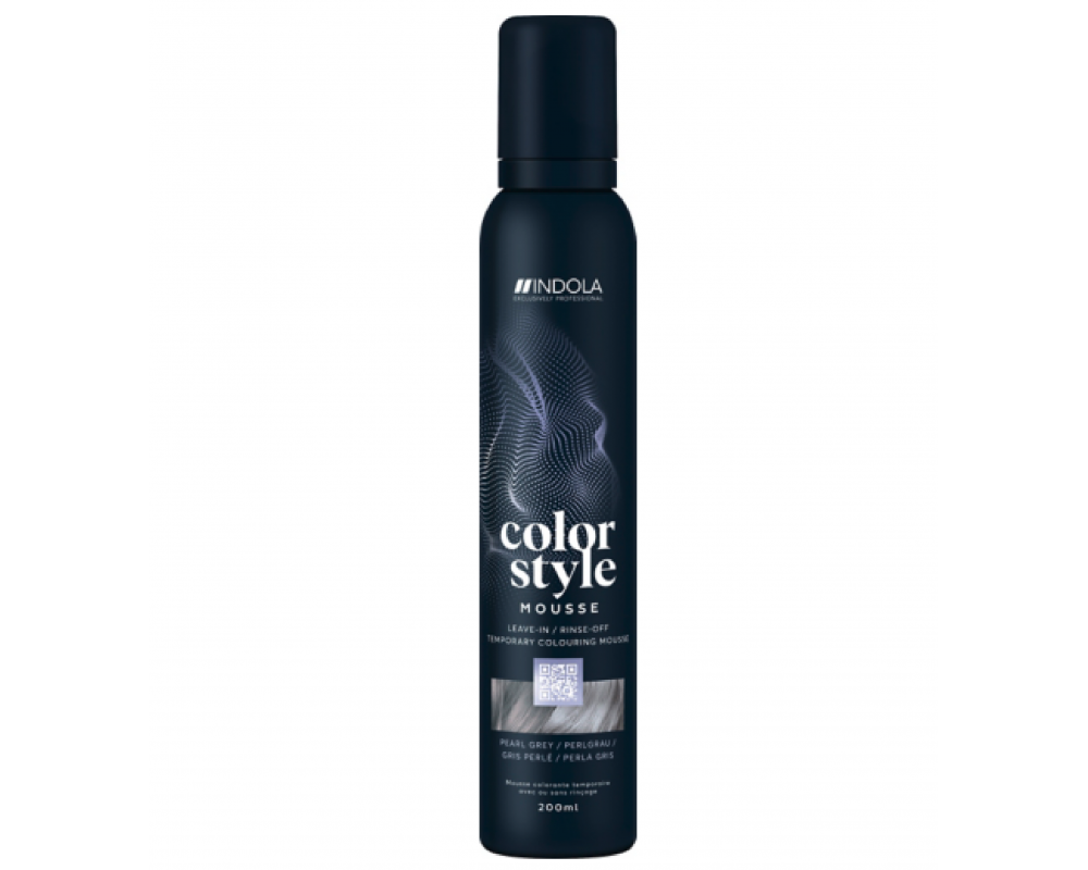 INDOLA COLOR STYLE თმის მუსი ტონერი PEARL GREY 200მლ