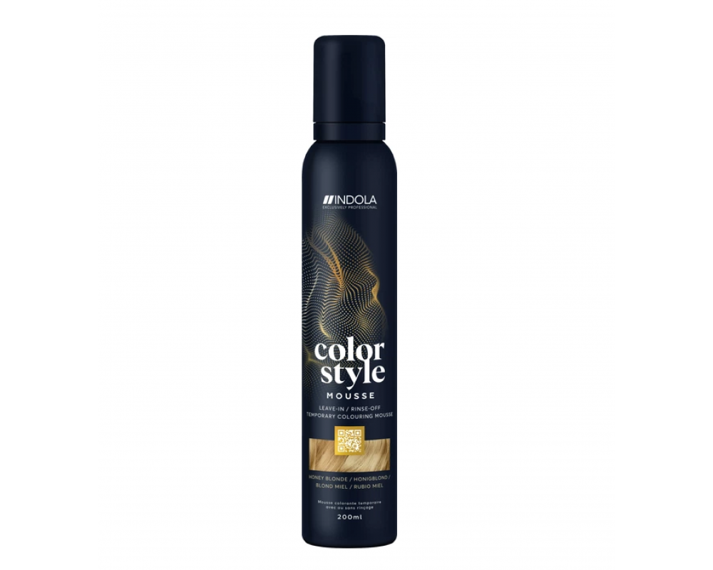 INDOLA COLOR STYLE თმის მუსი ტონერი HONEY BLONDE 200მლ