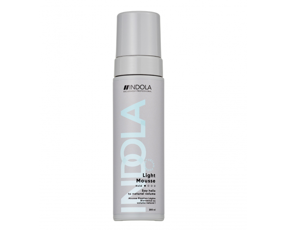 INDOLA LIGHT MOUSSE თმის მუსი მსუბუქი ფიქსაცია 200მლ