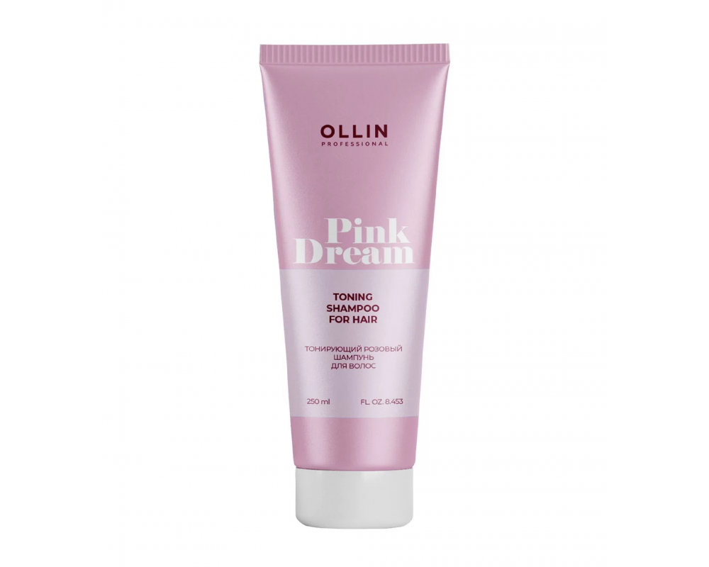 OLLIN HAIR PINK DREAM შამპუნი ტონირებისთვის 250მლ