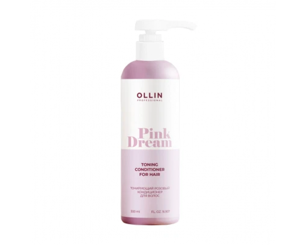 OLLIN HAIR PINK DREAM კონდიციონერი ტონირებისთვის 500მლ