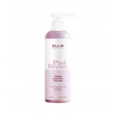 OLLIN HAIR PINK DREAM შამპუნი  ტონირებისთვის 500მლ