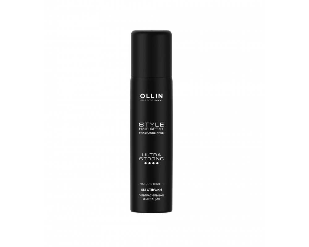 OLLIN Professional STYLE თმის ლაქი ულტრა ძლიერი ფიქსაცია  75მლ