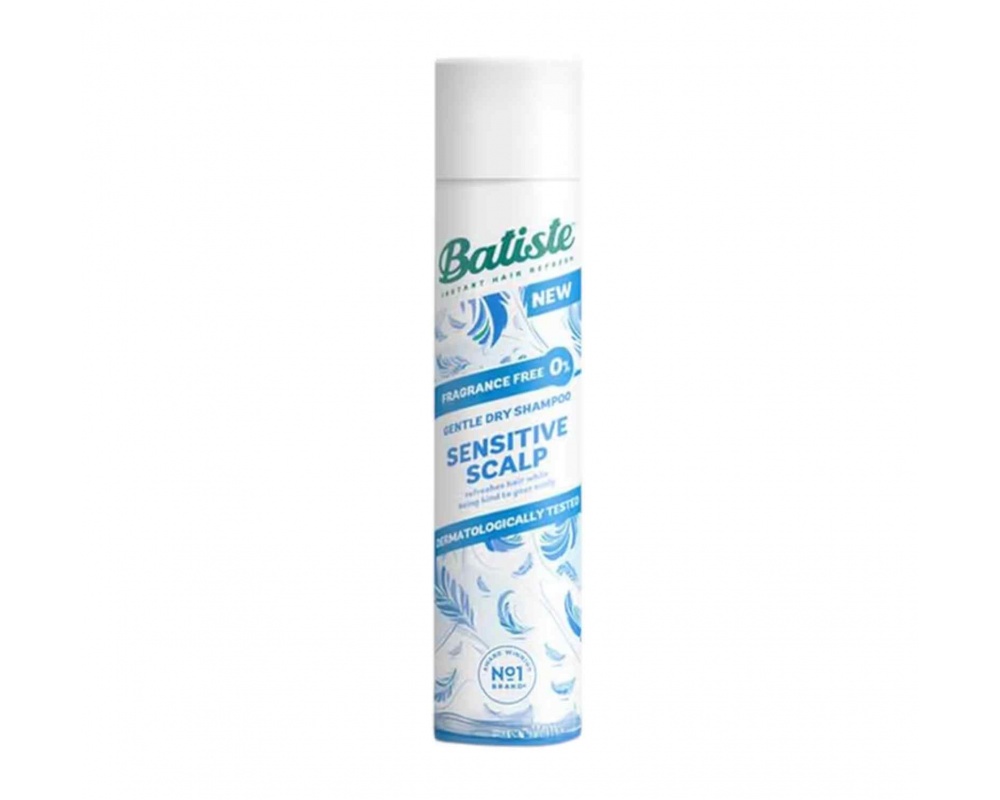 BATISTE SENSITIVE მშრალი შამპუნი 200მლ -  სურნელის გარეშე