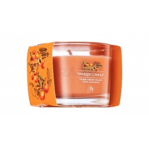 YANKEE CANDLE FARM FRESH PEACH - სურნელოვანი სანთელი 37გ