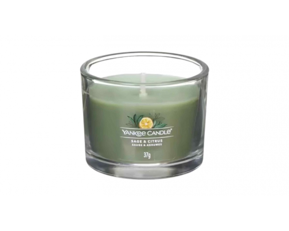 YANKEE CANDLE SAGE & CITRUS -  სურნელოვანი სანთელი 37გ