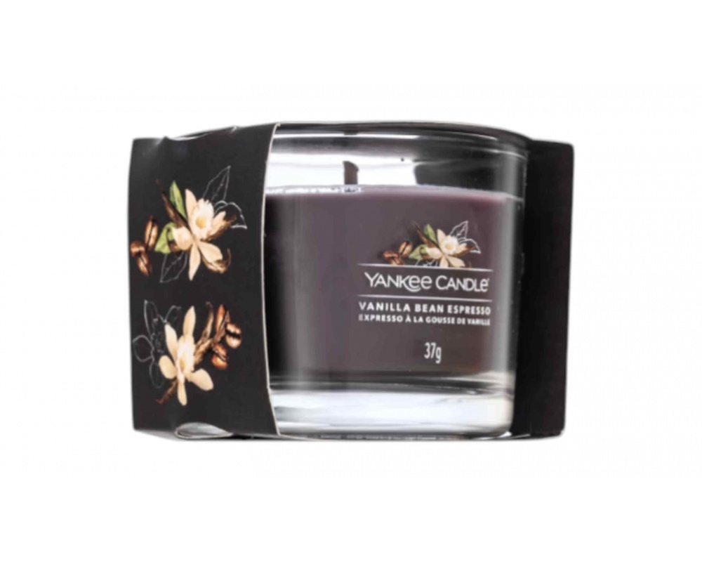 YANKEE CANDLE VANILLA BEAN ESPRESSO-სურნელოვანი სანთელი 37გ