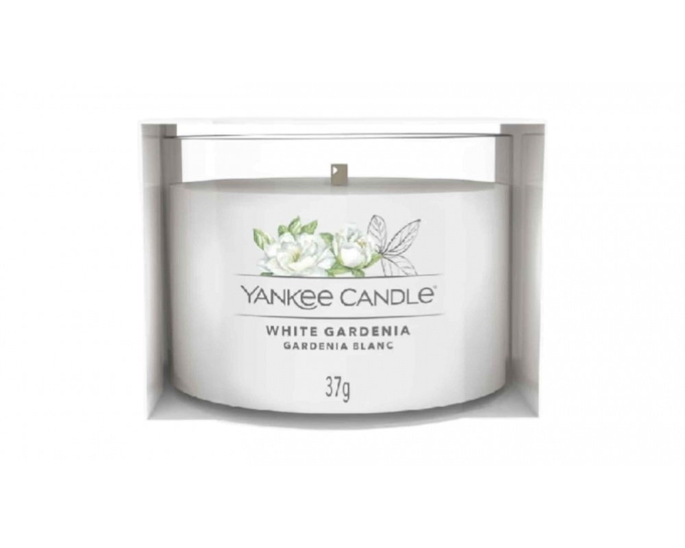 YANKEE CANDLE WHITE GARDENIA -სურნელოვანი სანთელი 37გ