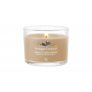 YANKEE CANDLE AMBER SANDALWOOD-სურნელოვანი სანთელი 37გ