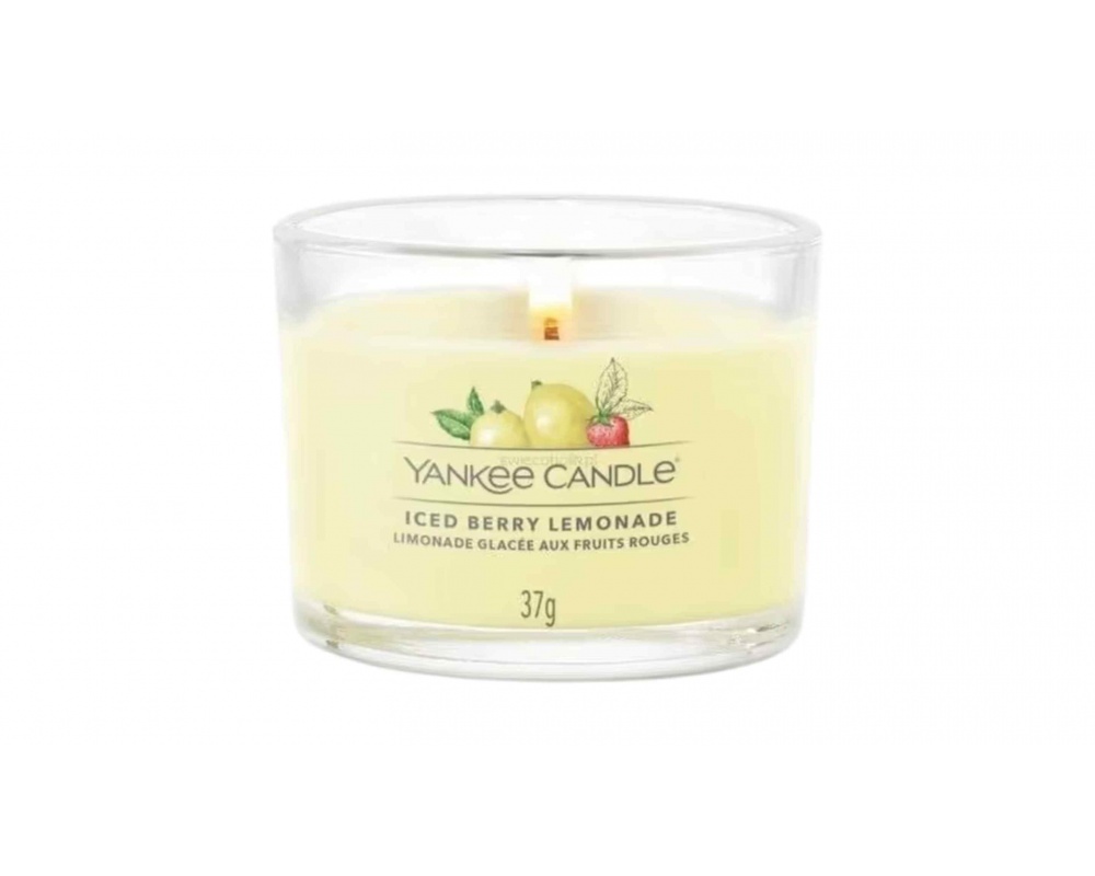 YANKEE CANDLE ICED BERRY LEMONADE - სურნელოვანი სანთელი 37გ
