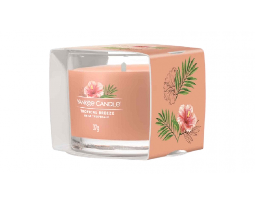 YANKEE CANDLE TROPICAL BREEZE - სურნელოვანი სანთელი 37გ