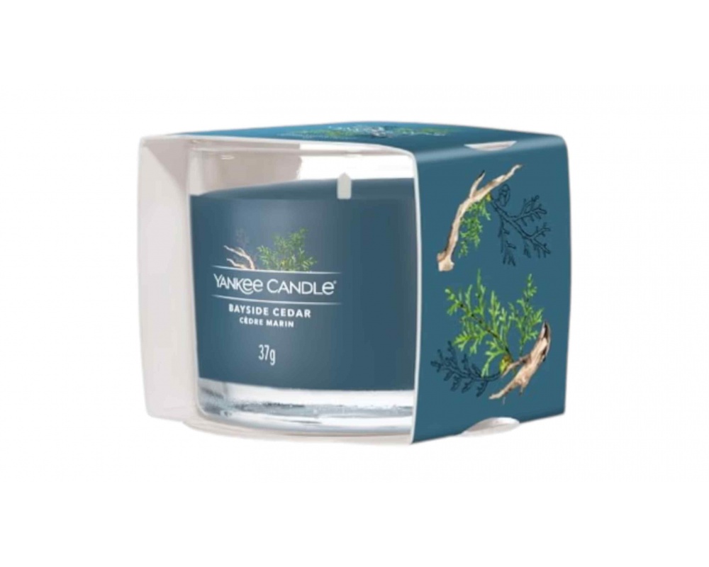 YANKEE CANDLE BAYSIDE CEDAR-სურნელოვანი სანთელი 37გ
