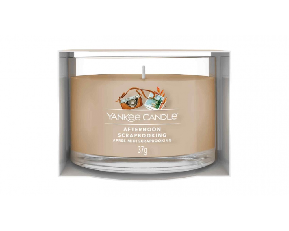 YANKEE CANDLE AFTERNOON SCRAPBOOKING-სურნელოვანი სანთელი 37გ