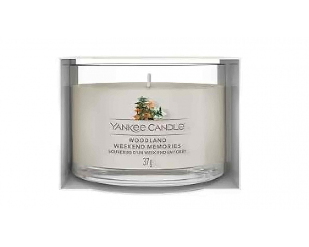 YANKEE CANDLE  WOODLAND WEEKEND MEMORIES-სურნელოვანი სანთელი 37გ