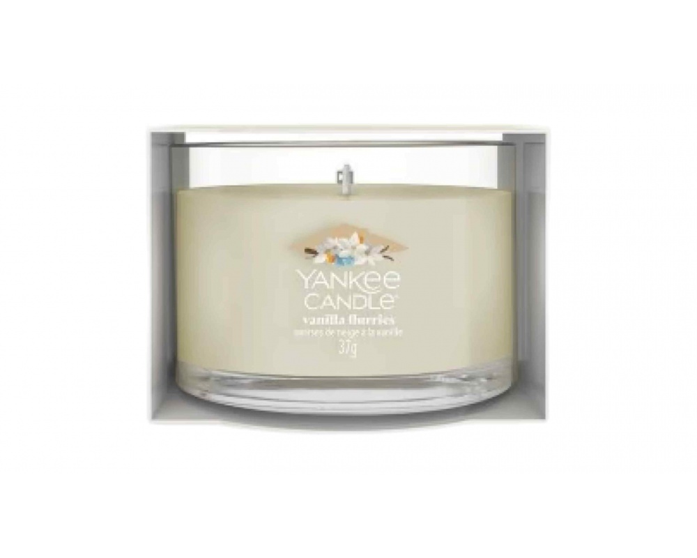 YANKEE CANDLE VANILLA FLURRIES-სურნელოვანი სანთელი 37გ