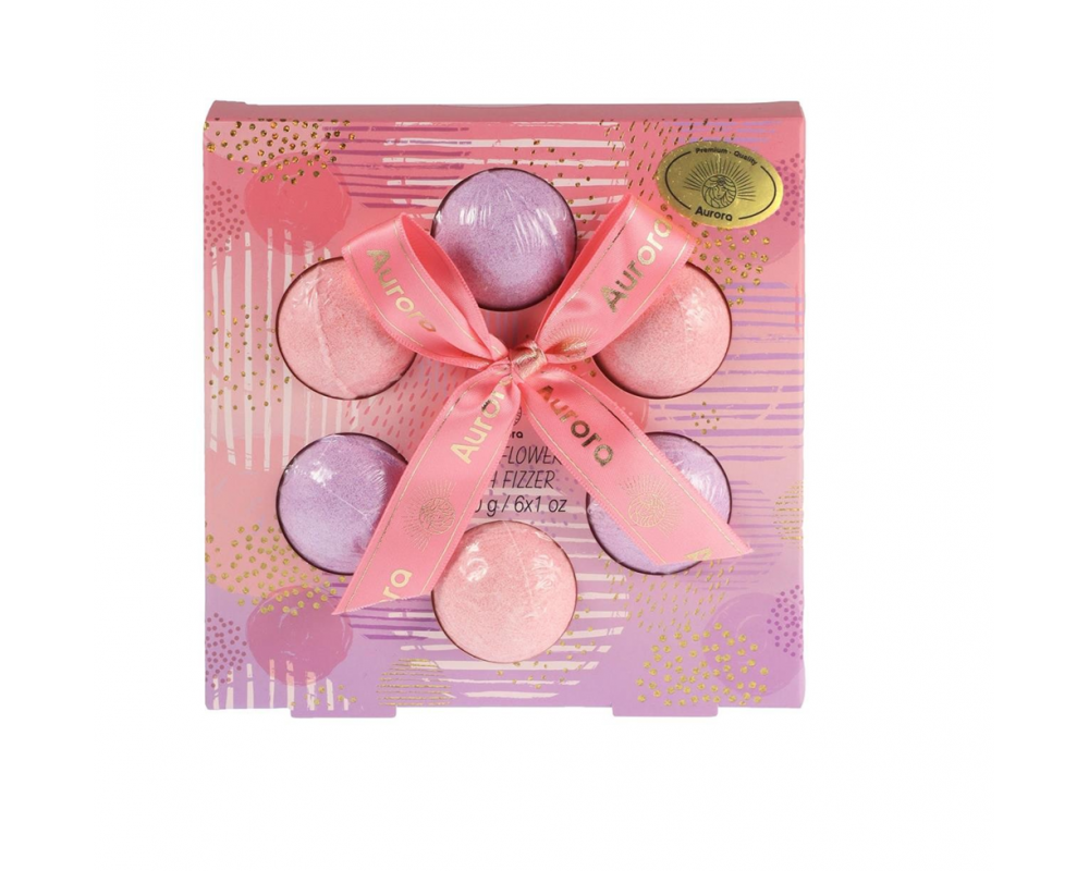 AURORA SPA აბაზანის ბურთები ლოტუსი 6X