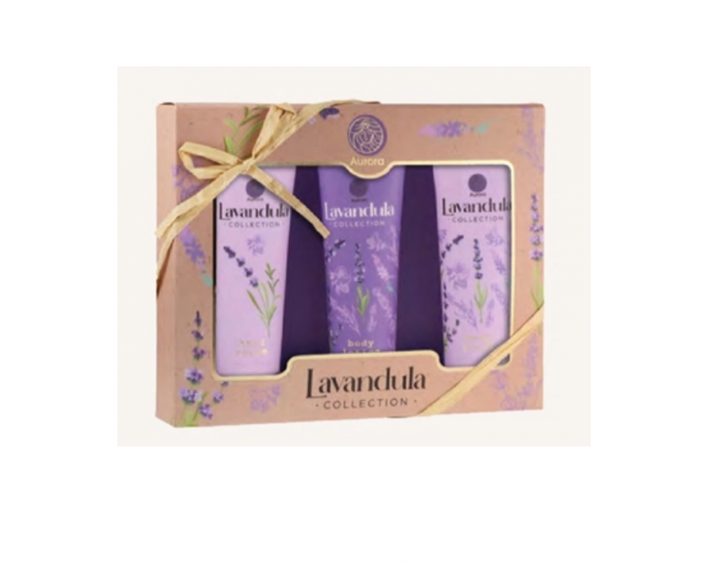 AURORA LAVANDULA სასაჩუქრე ნაკრები ლავანდის 3X