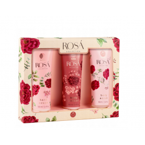 AURORA ROSA სასაჩუქრე ნაკრები ვარდის 3X