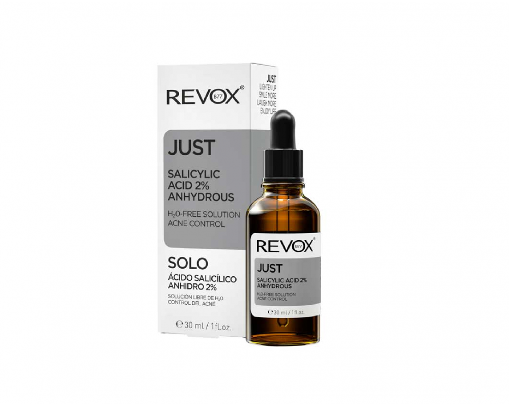 REVOX B77 JUST SALICYLIC ACID 2% სალიცინის მჟავა ანჰიდრატი 30მლ