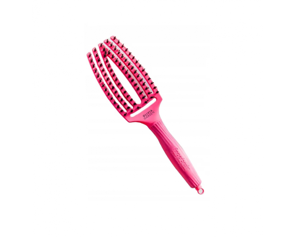 OLIVIA GARDEN PINGER BRUSH სავარცხელი HOT PINK